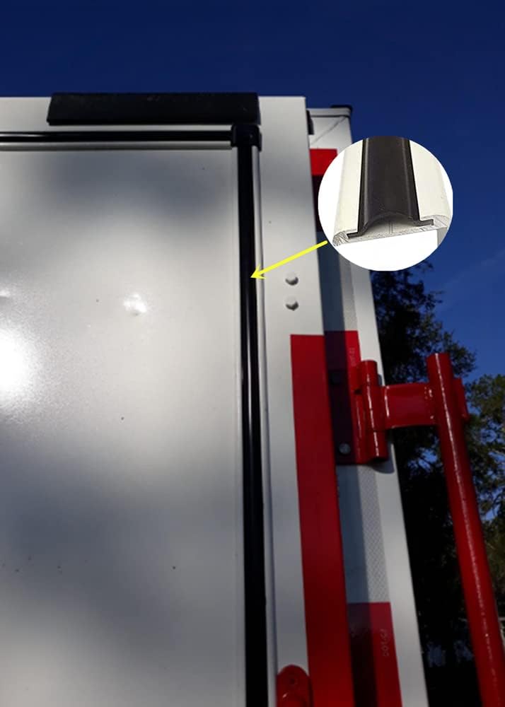 ADKUN 3/4" RV Vinyl Trim Molding Insert Black for RV Camper Travel Trailer Screw Cover Gutter Corner Channel Outside Seam roof Edge Track Heavy Duty Trim(50 ft) - Image 4